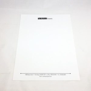 Letterhead<br>Linen<br>70# Linen<br>1-3 days