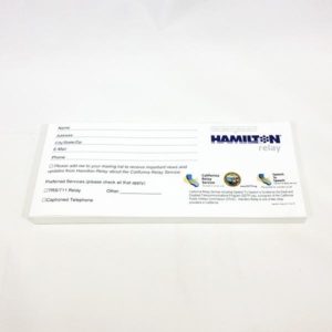 Notepads<br>5.5"x8.5"<br>70# Text<br>5-7 days