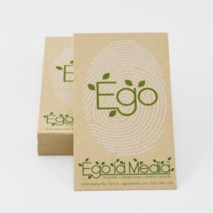 Business Cards<br>Brown Kraft Paper Stock<br>18pt Thickness<br>5-7 days