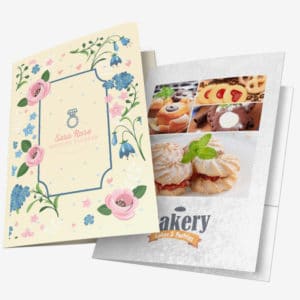 Presentation Folder<br>9"x12"<br>14pt UV Coated Cover<br>4-6 days