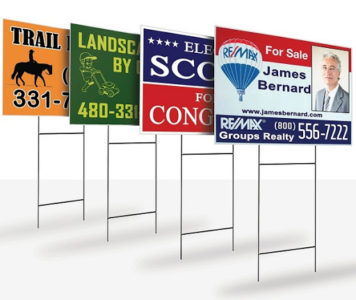 H-Stake Sign<br>10mm White Coroplast <br>Full Color<br>3-5 days